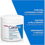 CeraVe Crema Idratante Viso e Corpo, Da secca a molto secca, 340 g