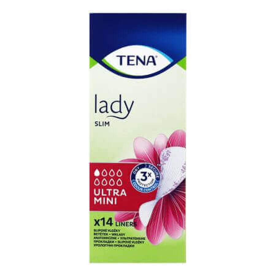 Assorbenti per incontinenza Lady Slim Ultra Mini, 14 pezzi, Tena