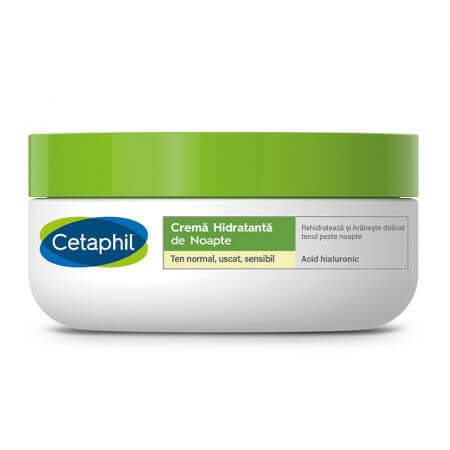 Crema idratante notte con acido ialuronico Cetaphil, 48 ml, Galderma