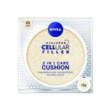 Crema colorante idratante con FPS15 Cushion 3 in1 Light, 15 ml, Nivea