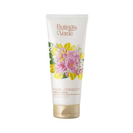 Crema corpo con estratto di rosa e Ylang Ylang Fiori d'Oriente, 200 ml, Bottega Verde