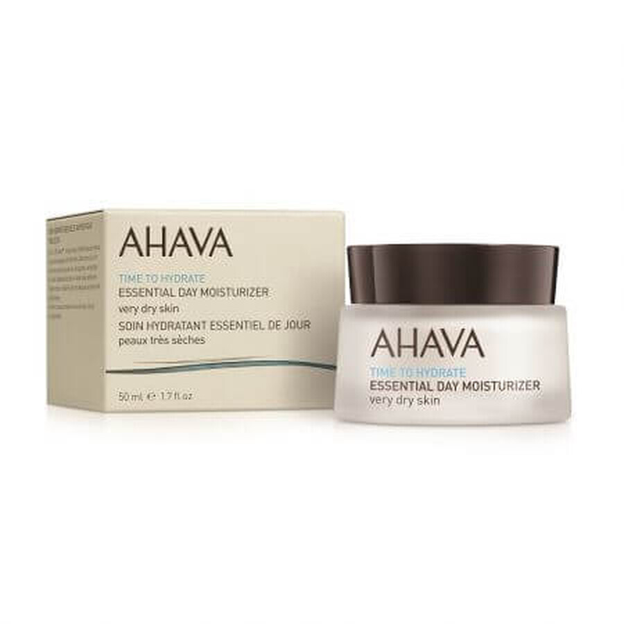 Time to Hydrate Essential Dag Moisturizer voor de droge of zeer droge huid 80215066, 50 ml, Ahava