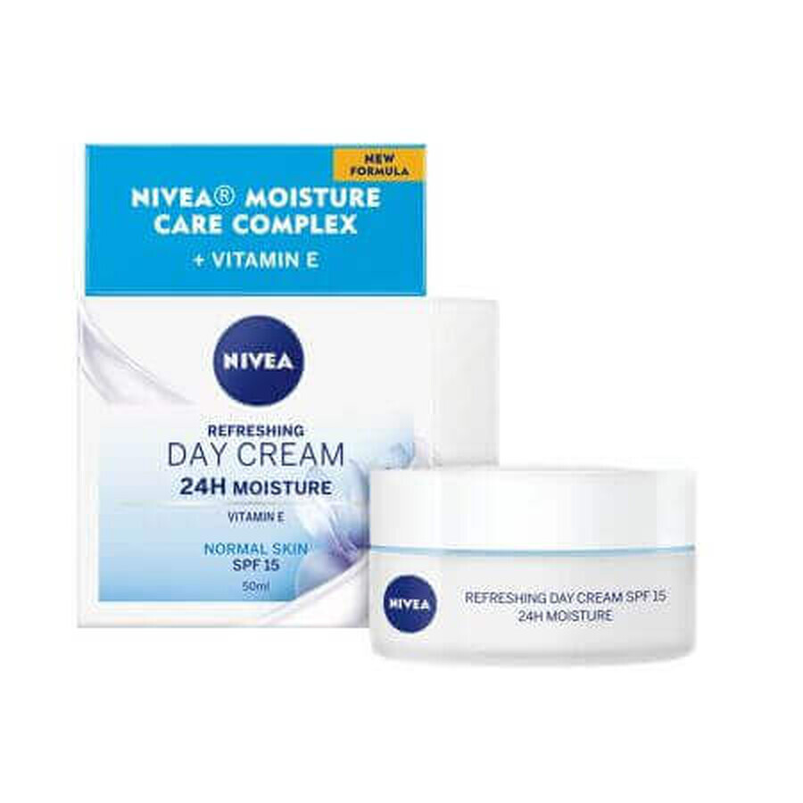 Crema da giorno per pelli normali e miste con SPF15, 50 ml, Nivea