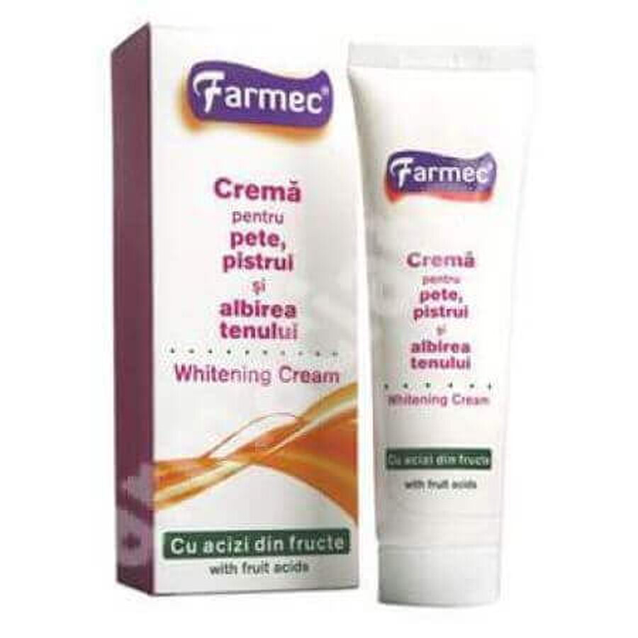 Crema per macchie, lentiggini e schiarimento della pelle, 50 ml, Charmec