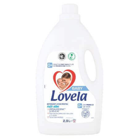 Liquid white laundry detergent, 2.9 Litres, Lovela Baby