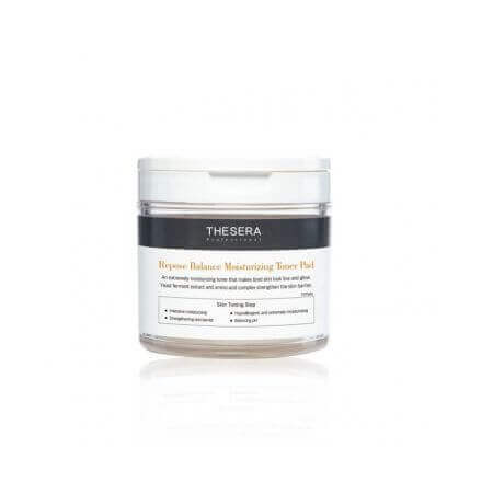 Repose Balance Moisturizing Toner Facial Exfoliating Discs, 70oz/100ml, Thesera