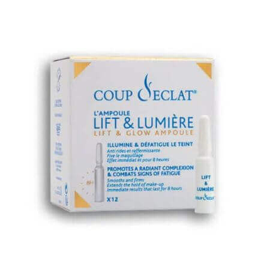 Coup D'eclat lift and brightening vials, 12 pieces, Asepta