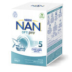 Nan 5 Optipro leche en polvo, 700 g, Nestlé