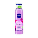 Gel doccia Fresh Blends con Lampone, Mirtillo, Latte di Mandorla, 300 ml, Nivea