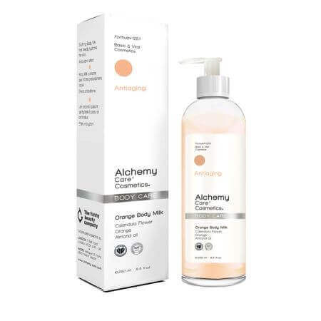 Orange Body Milk latte corpo idratante e tonificante, 250 ml, Alchemy