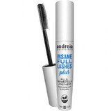 Mascara Insane Full Lashes Plus Impermeabile, 10 ml, Andreia Makeup