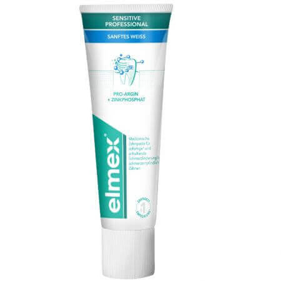 Sensitive Professional Gentle Whitening Toothpaste, 75 ml, Elmex