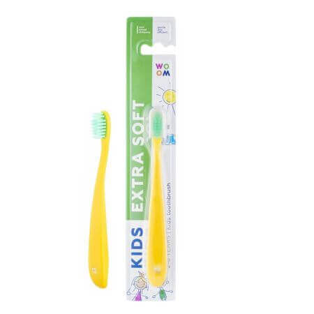 Spazzolino da denti per bambini Kids Extra Soft, 2-6 anni, 1 pz, Woom