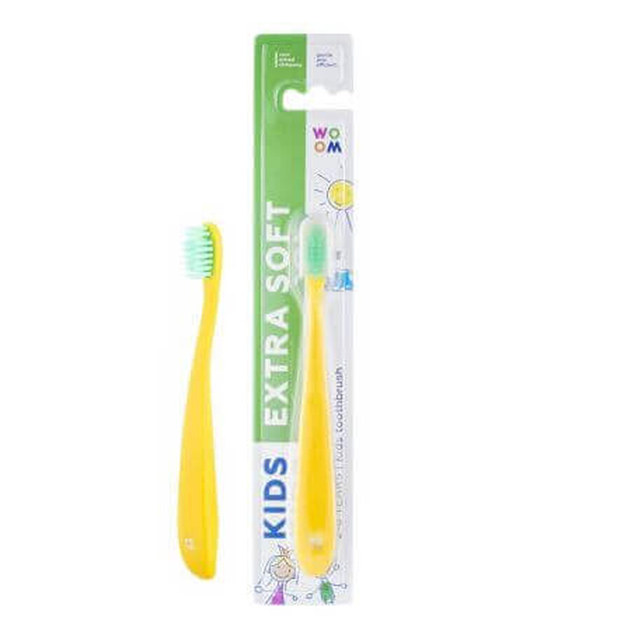 Spazzolino da denti per bambini Kids Extra Soft, 2-6 anni, 1 pz, Woom