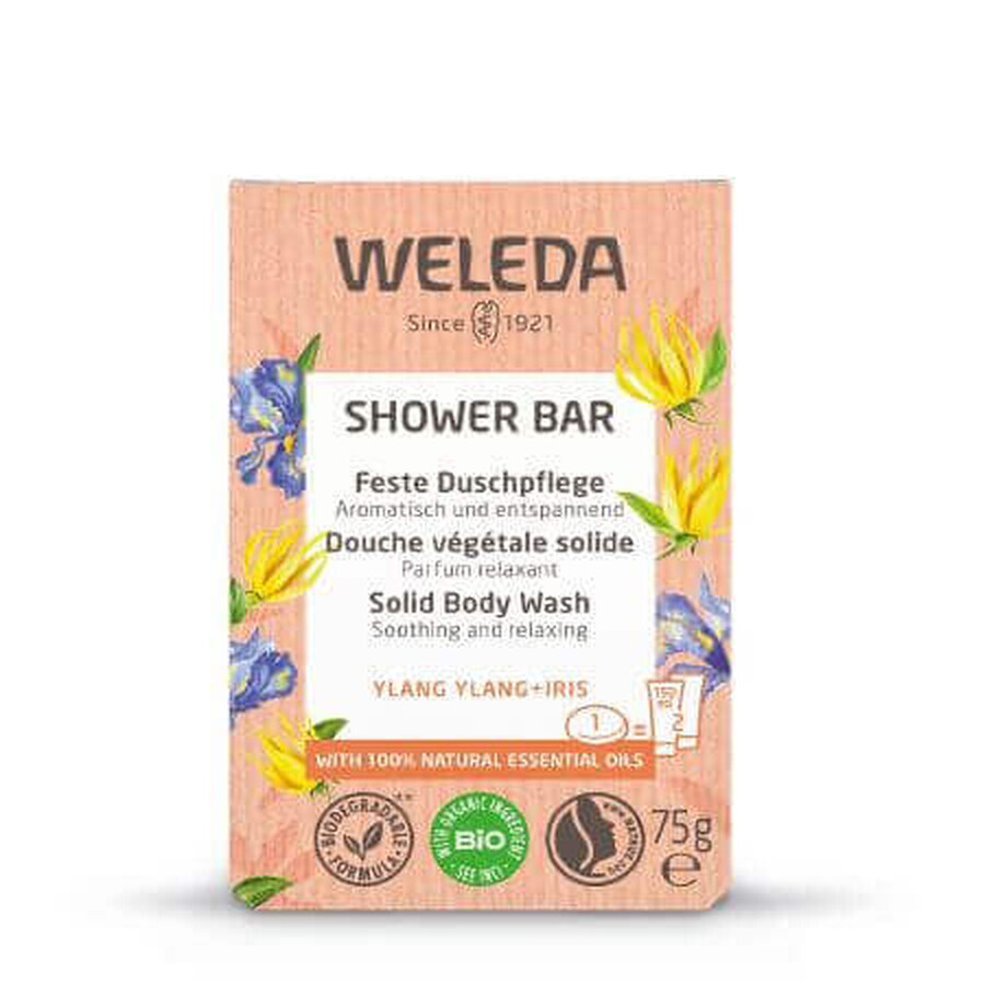 Savon de douche végétal à l'iris et à l'ylang-ylang, 75 g, Weleda