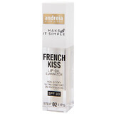 Olio per labbra French Kiss 01 Illuminatore per labbra, 3 ml, Andreia Makeup