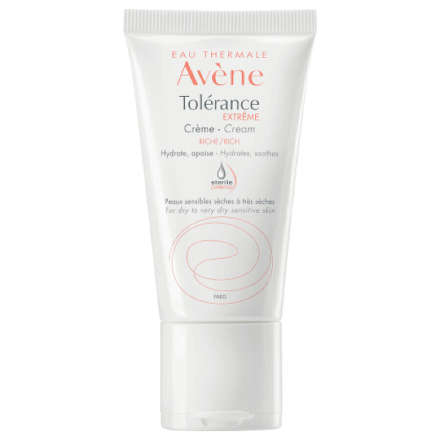 Avene Tolerance Extreme - Crema Ricca Pelle Sensibile, 50ml