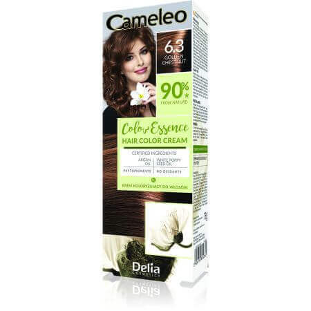 Cameleo Color Essence hair dye, 6.3 Golden Chestnut 75 g, Delia Cosmetics