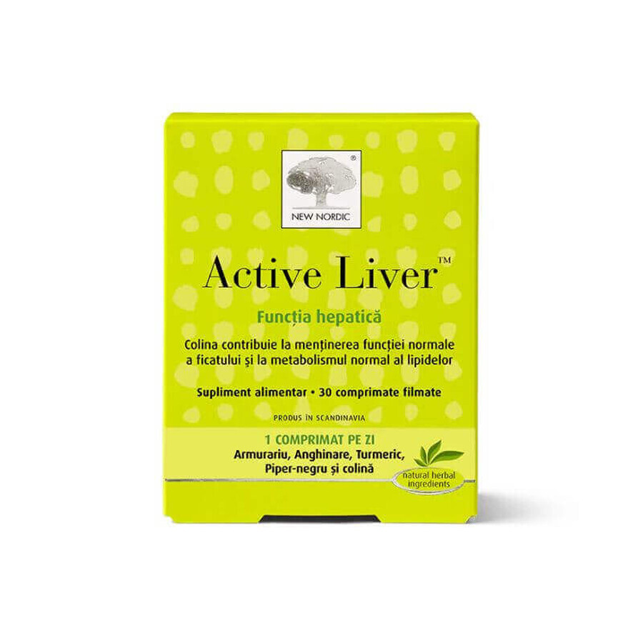 Actieve Lever x 30 tabs, New Nordic