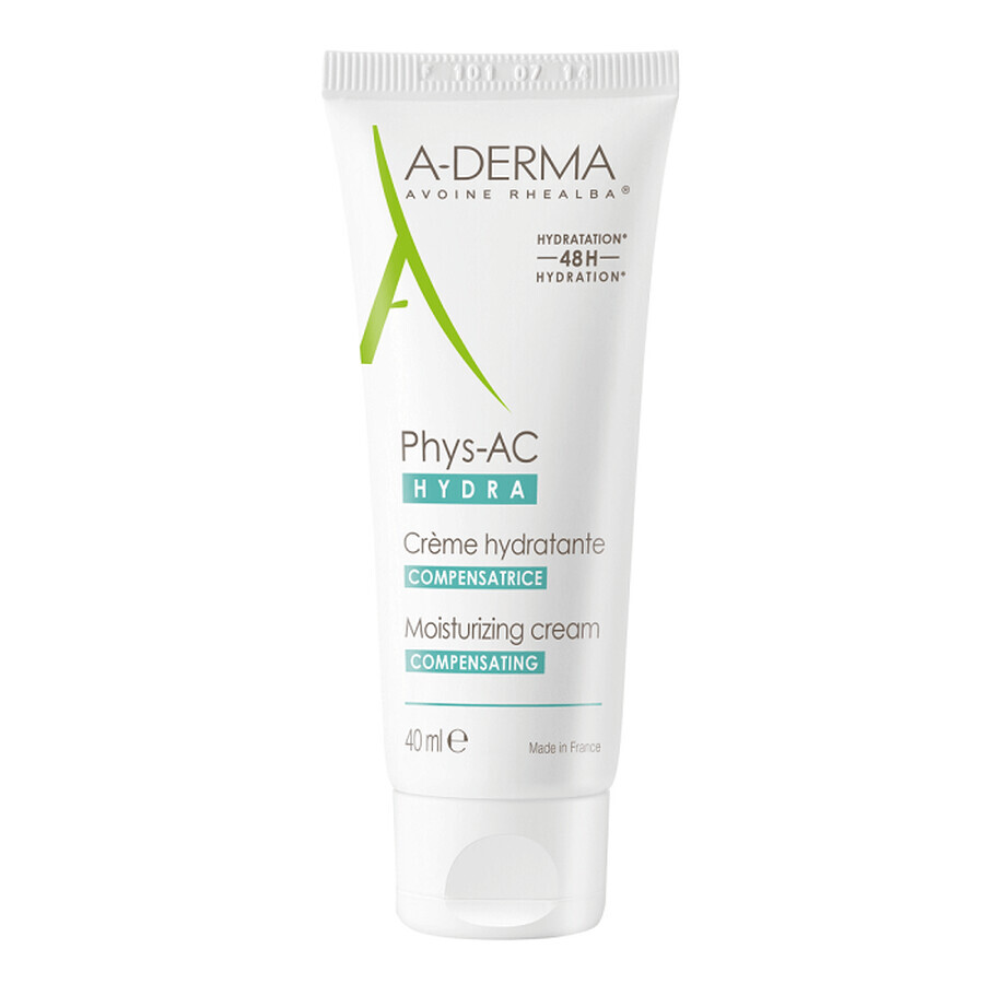 A-Derma Phys-AC Hydra hydraterende crème voor de acnegevoelige huid, 40 ml