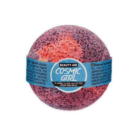 Cherry scented bath ball, Cosmic Girl x 150g, Beauty Jar