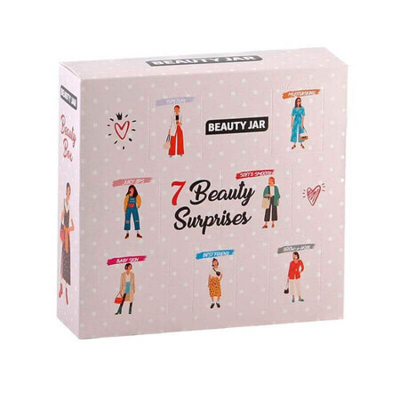 Advent Calendar, 7 Beauty Surprises x 205g, Beauty Jar