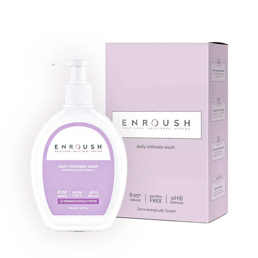 Enroush Gel Intimo Antibatterico Naturale al 95% x 200 ml