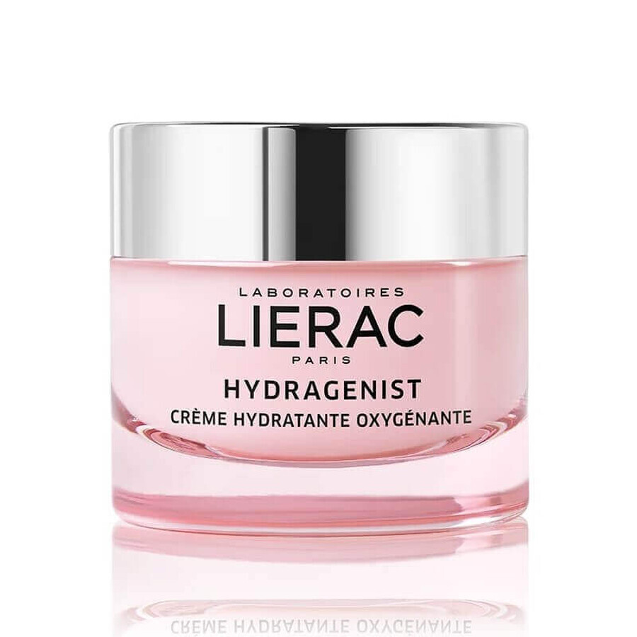 Lierac Hydragenist - Crema Viso Ossigenante Idratante per Pelle Secca, 50ml