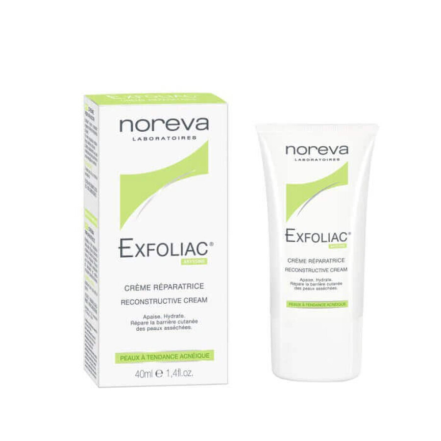 Noreva Exfoliac Crema Riparatrice, 40ml