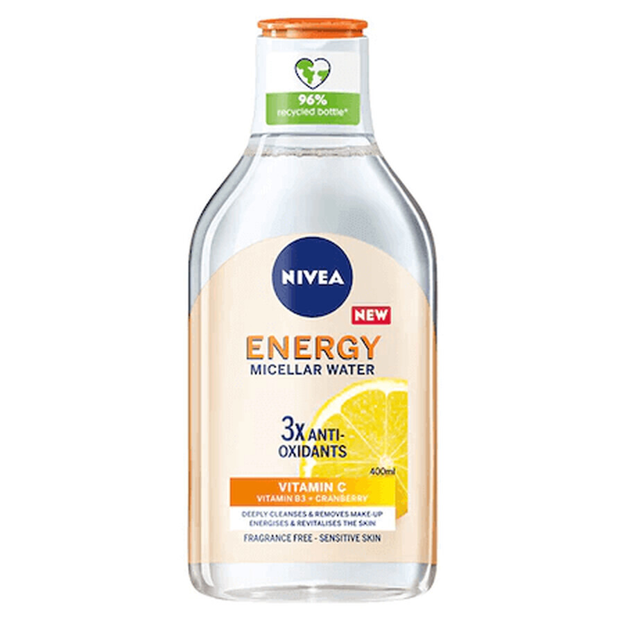 Micellar water with vitamin C Energy, 400 ml, Nivea