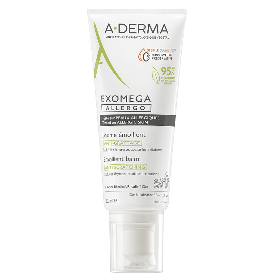 A-Derma Exomega Defi Allergo Bálsamo Emoliente, 200 ml