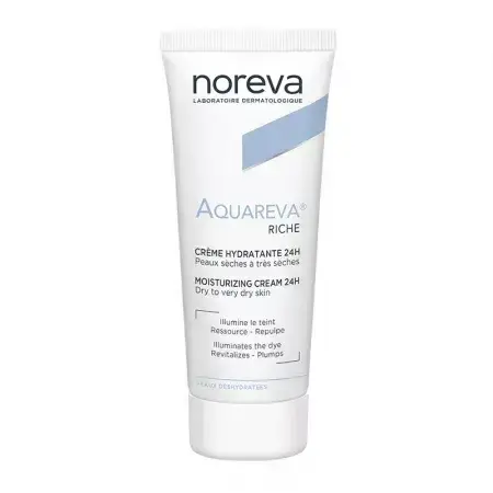 Aquareva Textura Riche crema idratante 24H, 40 ml, Noreva