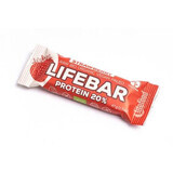 Gluten-free raw strawberry protein bar, 47 g, Lifebar