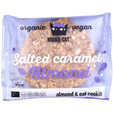 Organic almond and salted caramel gluten free biscuit, 50 g, Kookie Cat