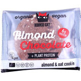 Organic gluten-free almond and dark chocolate biscuit, 50 g, Kookie Cat