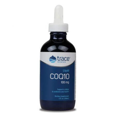 Coenzyme Q10 liquide avec arôme de mandarine, 100 mg, 59 ml, Trace Minerals