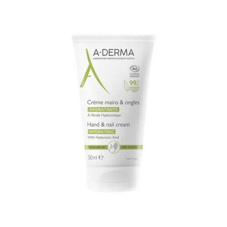 Moisturizing hand and nail cream, 50 ml, A-Derma