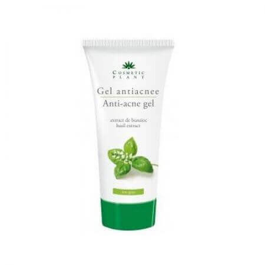 Anti-acne gel with basil extract, 30 ml, Cosmetic Plant