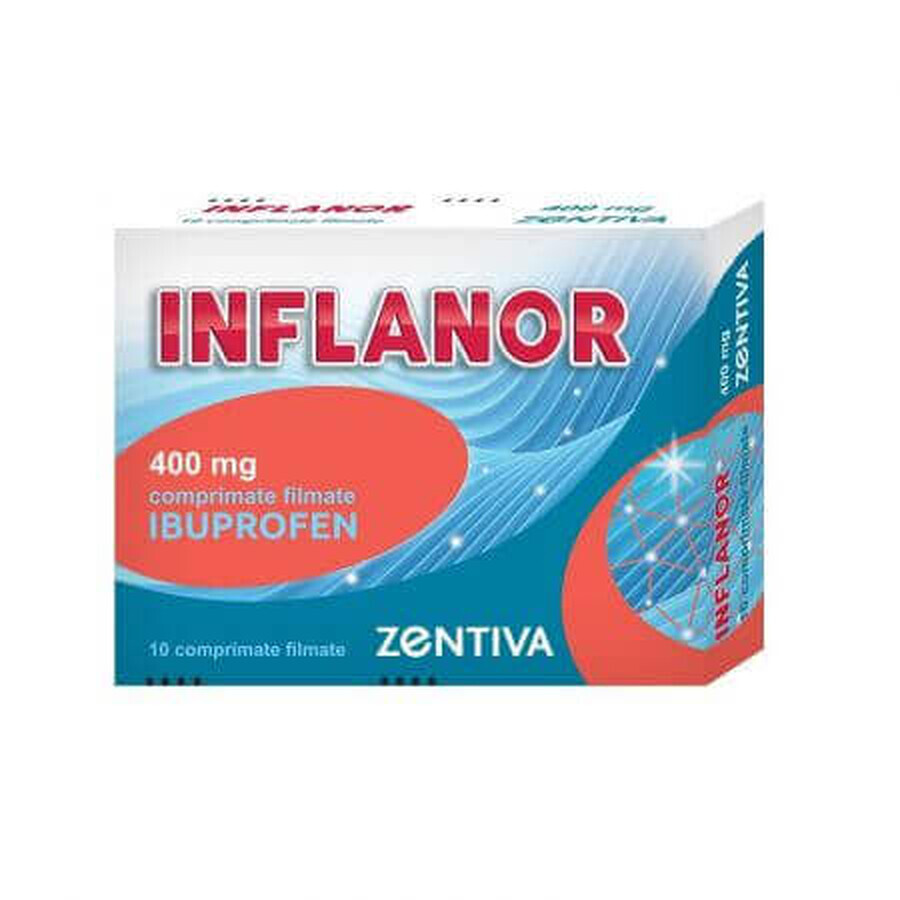 Inflanor, 400 mg, 10 film-coated tablets, Zentiva