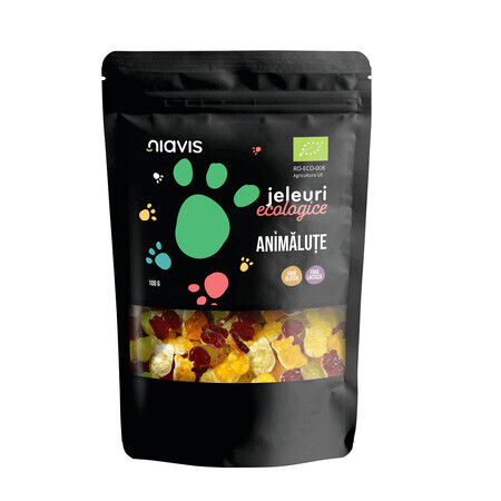 Organic jellies Animalute, 100 g, Niavis