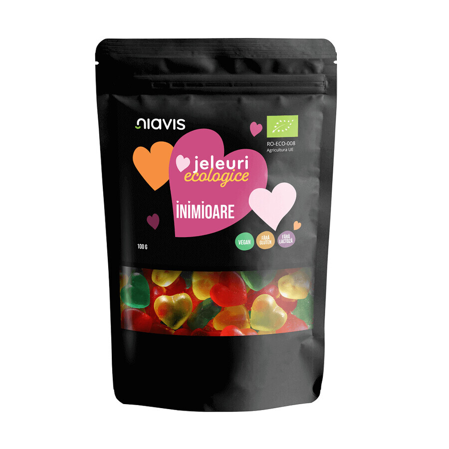 Gelatine Ecologiche Cuori, 100 g, Niavis