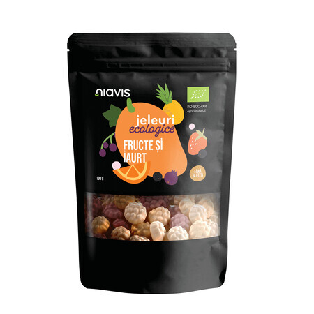 Organic jelly with fruit and yoghurt, 100 g, Niavis