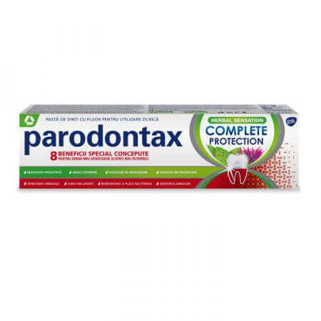 Dentifricio Complete Protection Herbal Sensation Parodontax, 75 ml, Gsk