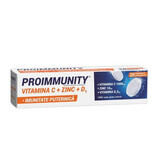 Proimmunità Vitamina C + Zinco + D3, 20 compresse effervescenti, Fiterman