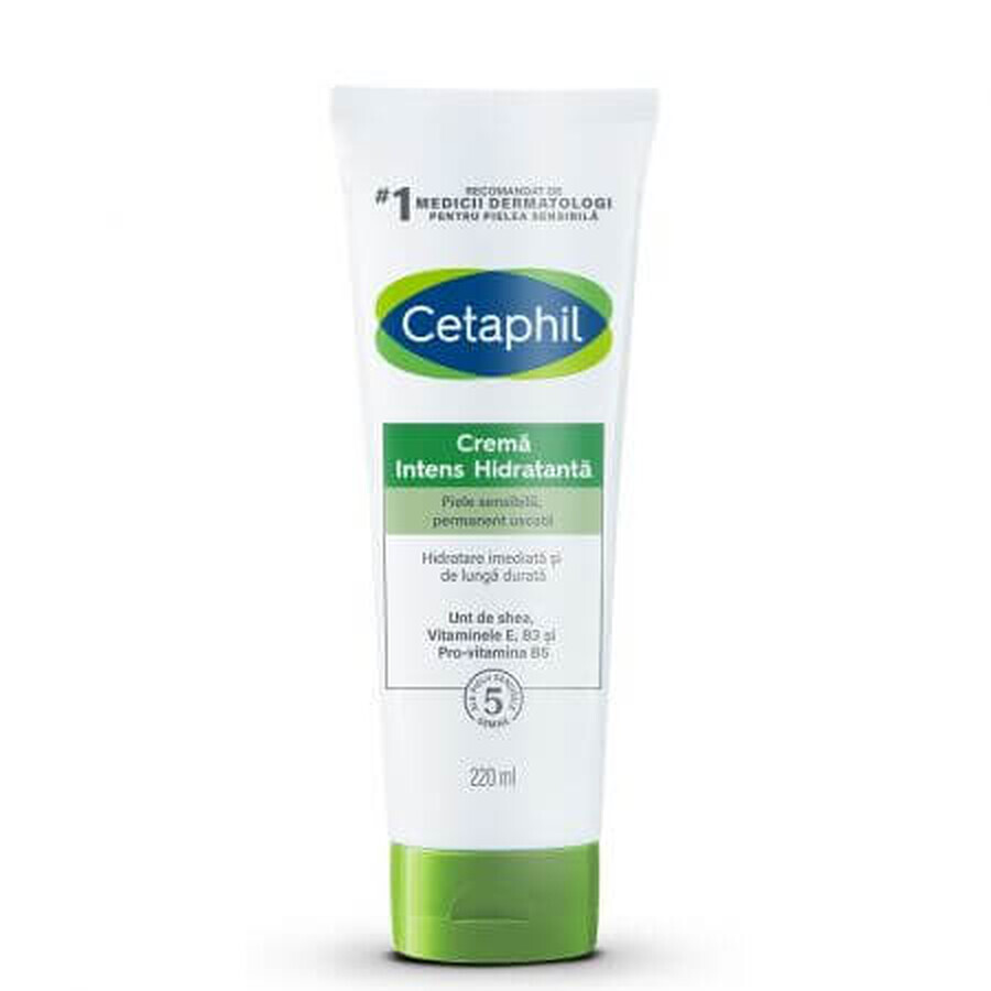 Cetaphil crema da giorno intensamente idratante, 220 ml, Galderma