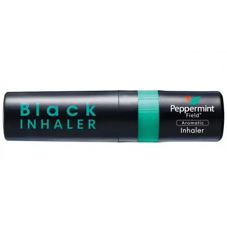 Peppermint Field Black Inhaler 2 in 1 Inhaler Nasal Pencil 2ml