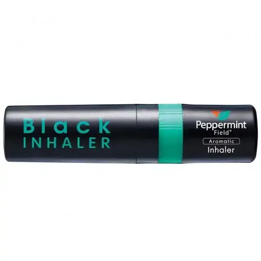 Peppermint Field Black Inhaler 2 in 1 Inhaler Nasal Pencil 2ml