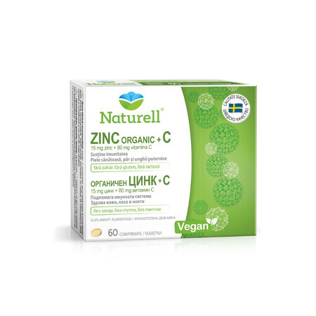 Naturell zinco organico x 60 cpr USP