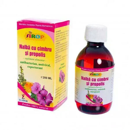 Nalba syrup + thyme + propolis 200 ml - Elidor