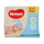 Huggies Pure Extra Care Salviettine, 3 confezioni da 56 salviette